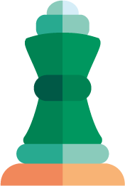 Grafik mit Schachfigur